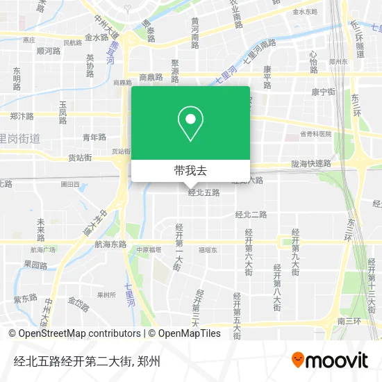 经北五路经开第二大街地图