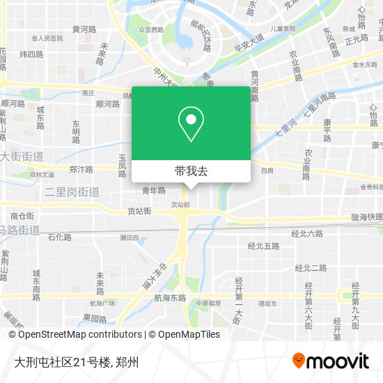 大刑屯社区21号楼地图