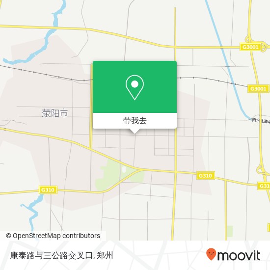 康泰路与三公路交叉口地图