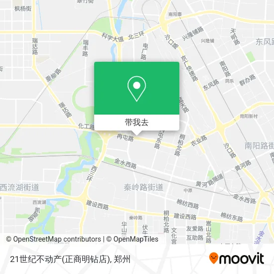 21世纪不动产(正商明钻店)地图