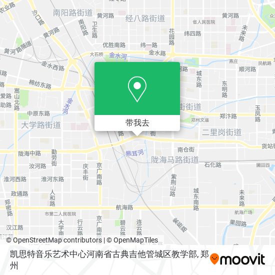 凯思特音乐艺术中心河南省古典吉他管城区教学部地图