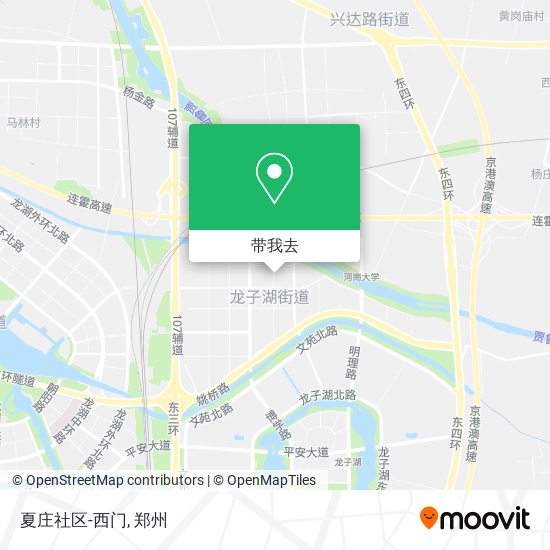 夏庄社区-西门地图
