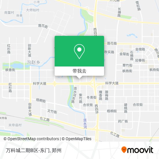 万科城二期B区-东门地图