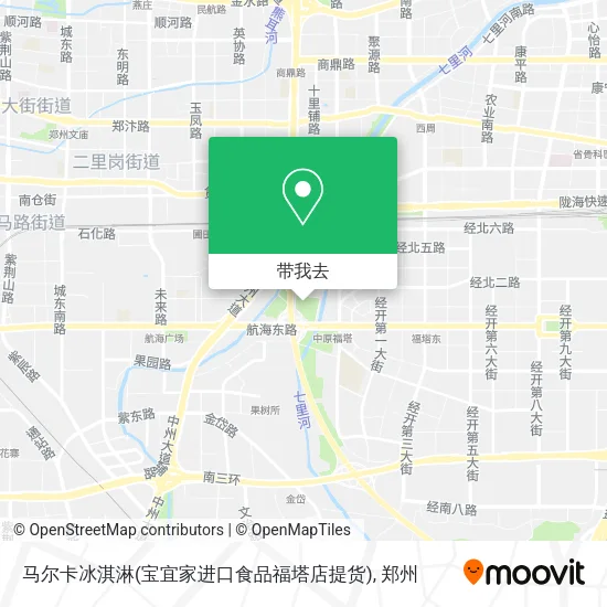 马尔卡冰淇淋(宝宜家进口食品福塔店提货)地图
