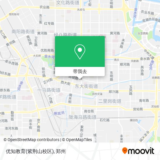 优知教育(紫荆山校区)地图