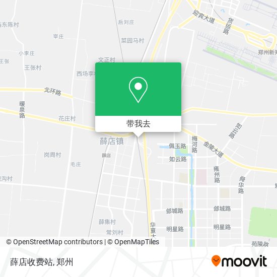 薛店收费站地图