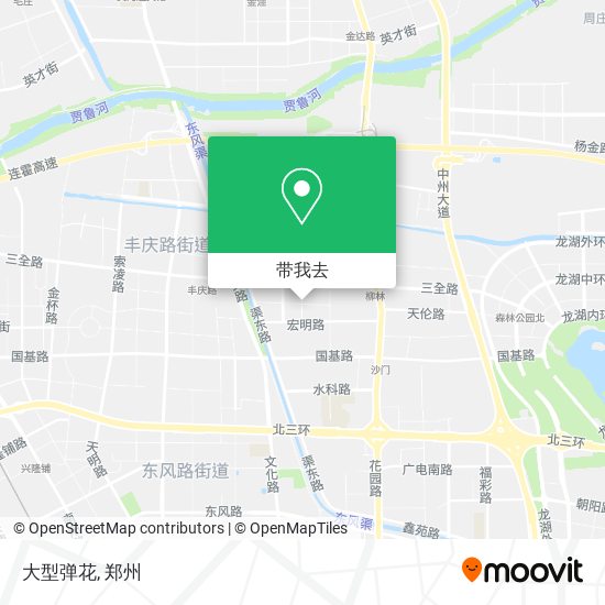 大型弹花地图