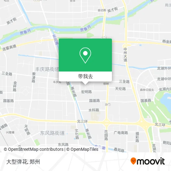 大型弹花地图
