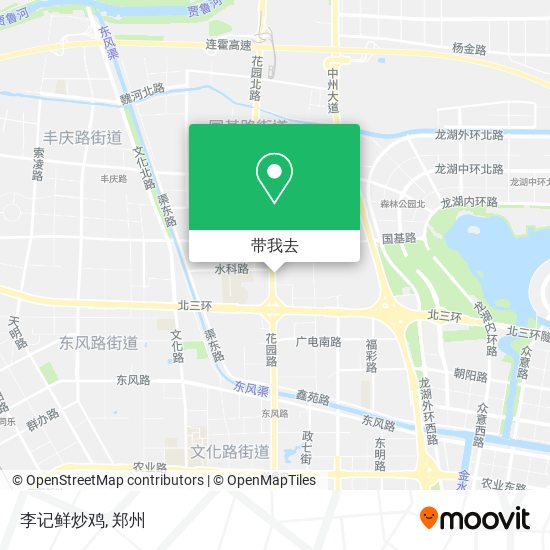 李记鲜炒鸡地图