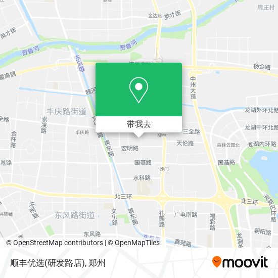 顺丰优选(研发路店)地图