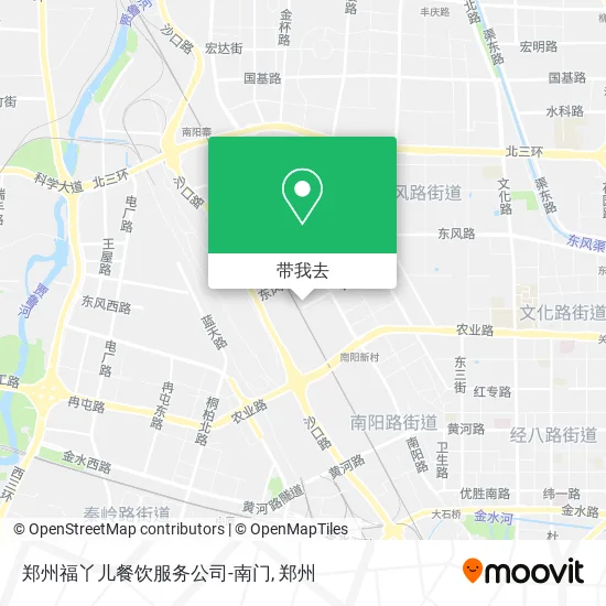 郑州福丫儿餐饮服务公司-南门地图