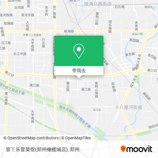 冒丫乐冒菜馆(郑州橄榄城店)地图