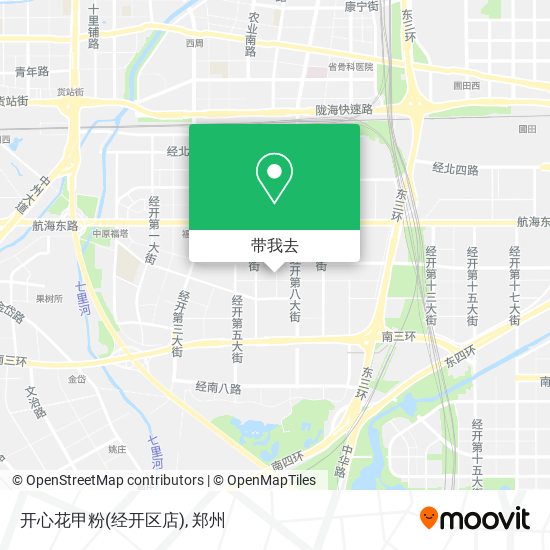 开心花甲粉(经开区店)地图