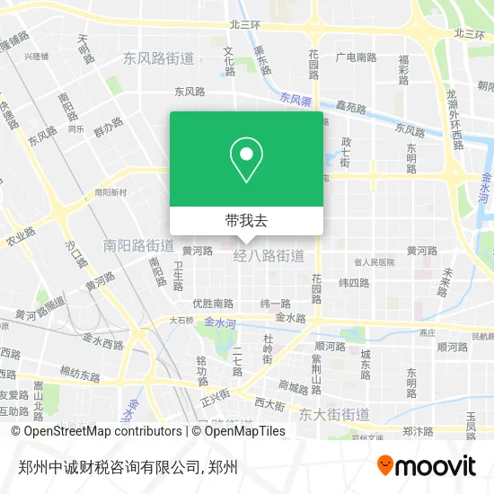 郑州中诚财税咨询有限公司地图