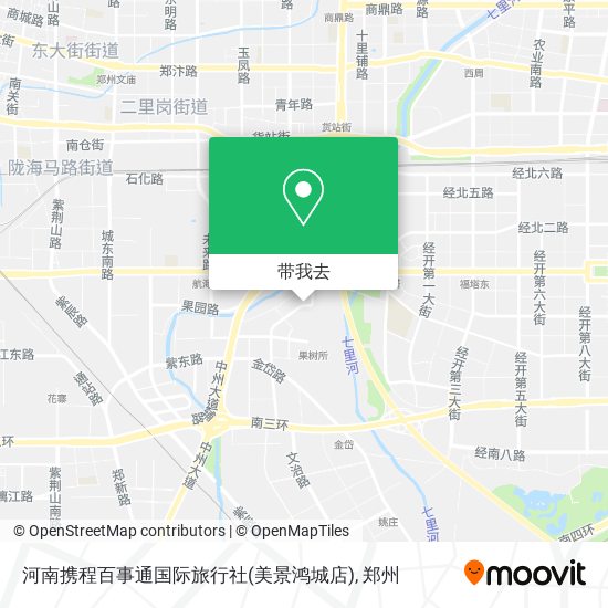 河南携程百事通国际旅行社(美景鸿城店)地图