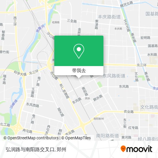 弘润路与南阳路交叉口地图