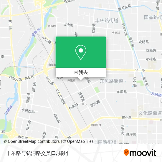 丰乐路与弘润路交叉口地图