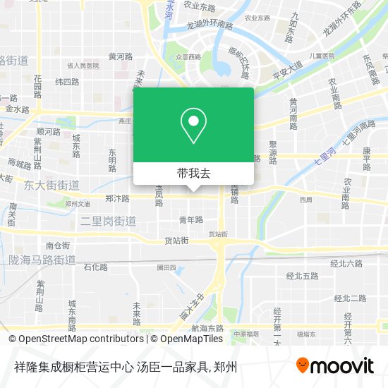 祥隆集成橱柜营运中心 汤臣一品家具地图