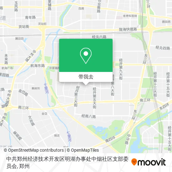 中共郑州经济技术开发区明湖办事处中烟社区支部委员会地图