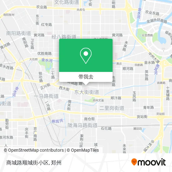 商城路顺城街小区地图