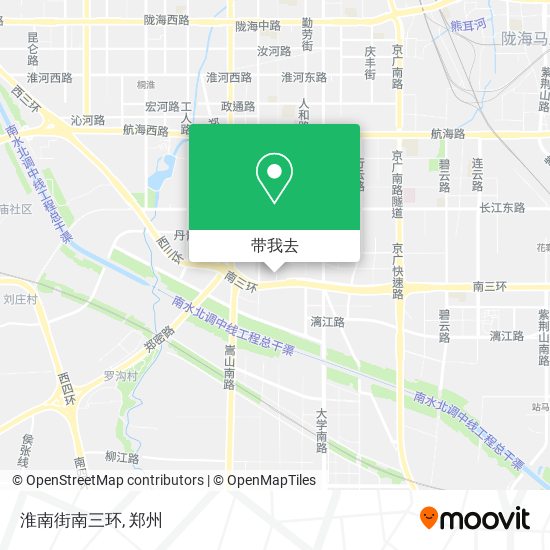 淮南街南三环地图
