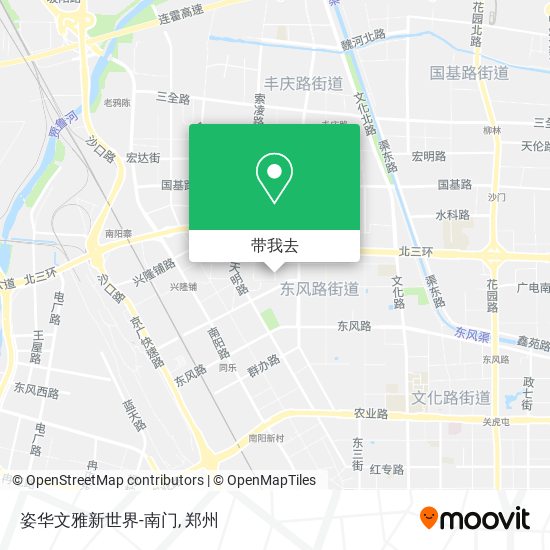 姿华文雅新世界-南门地图