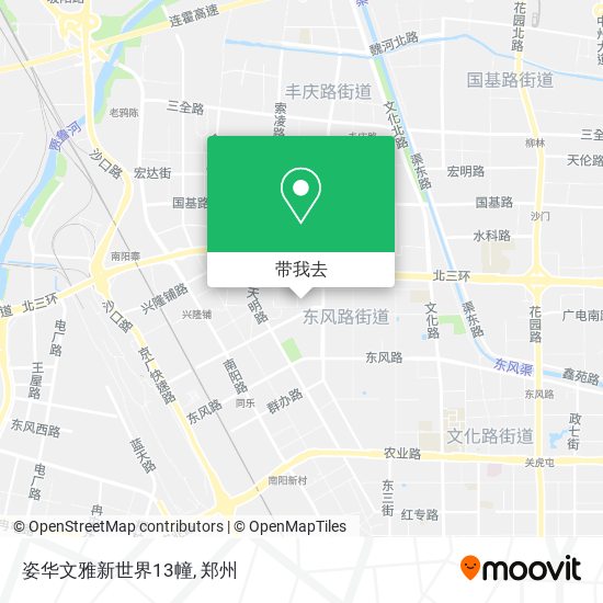 姿华文雅新世界13幢地图