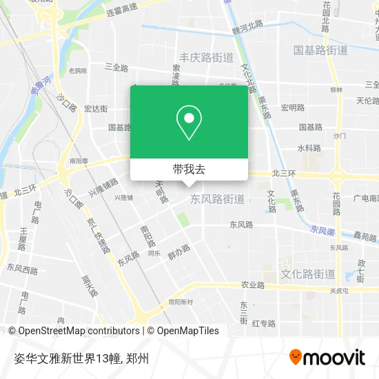姿华文雅新世界13幢地图