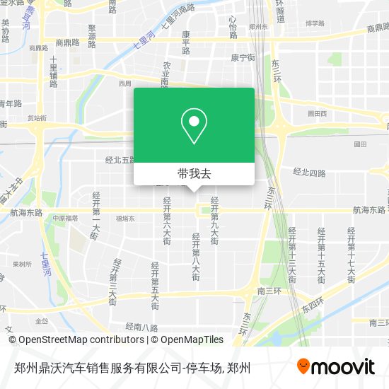 郑州鼎沃汽车销售服务有限公司-停车场地图