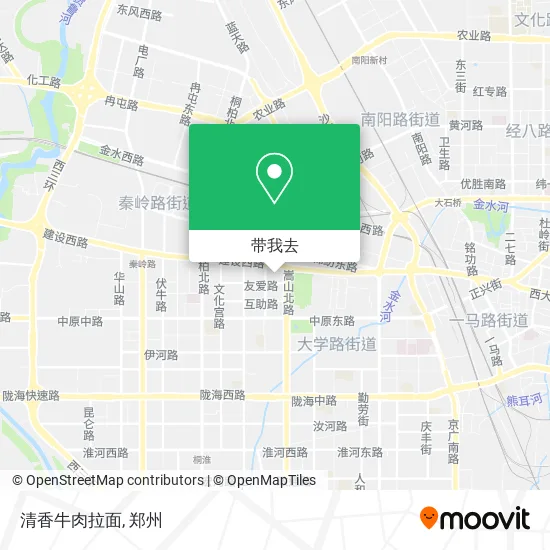 清香牛肉拉面地图
