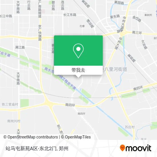站马屯新苑A区-东北2门地图