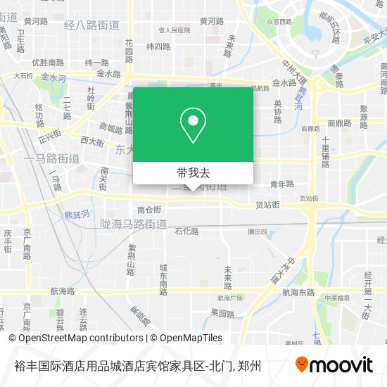 裕丰国际酒店用品城酒店宾馆家具区-北门地图