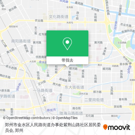 郑州市金水区人民路街道办事处紫荆山路社区居民委员会地图