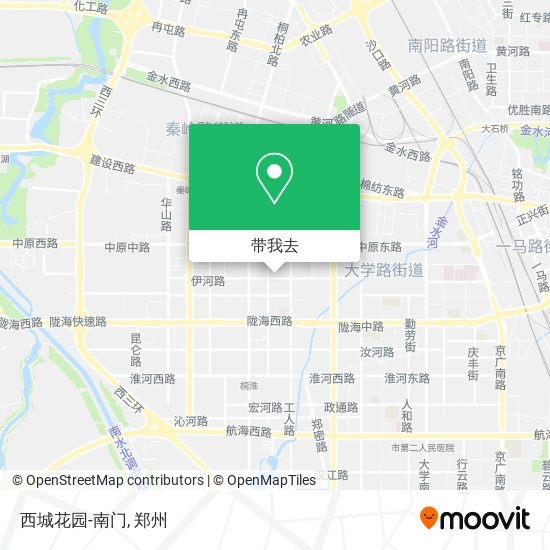 西城花园-南门地图
