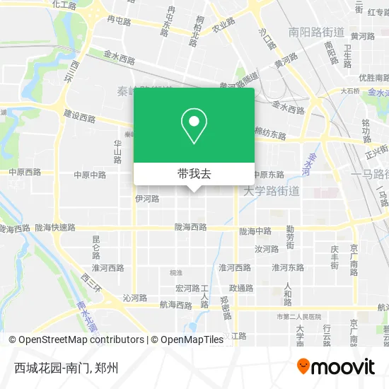 西城花园-南门地图