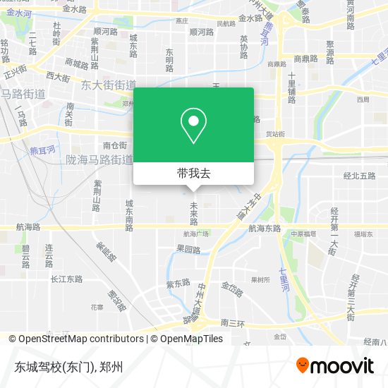 东城驾校(东门)地图