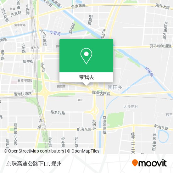 京珠高速公路下口地图