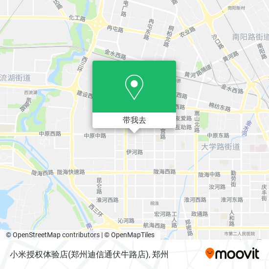 小米授权体验店(郑州迪信通伏牛路店)地图
