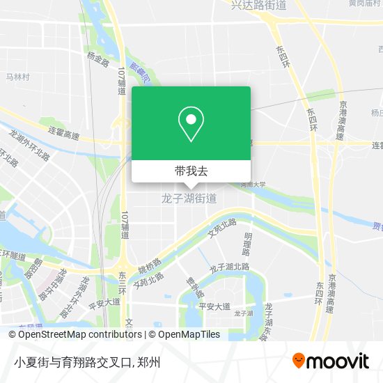 小夏街与育翔路交叉口地图