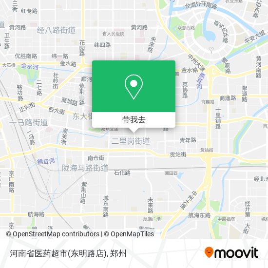 河南省医药超市(东明路店)地图