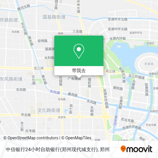 中信银行24小时自助银行(郑州现代城支行)地图
