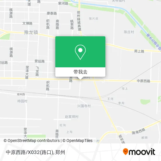 中原西路/X032(路口)地图