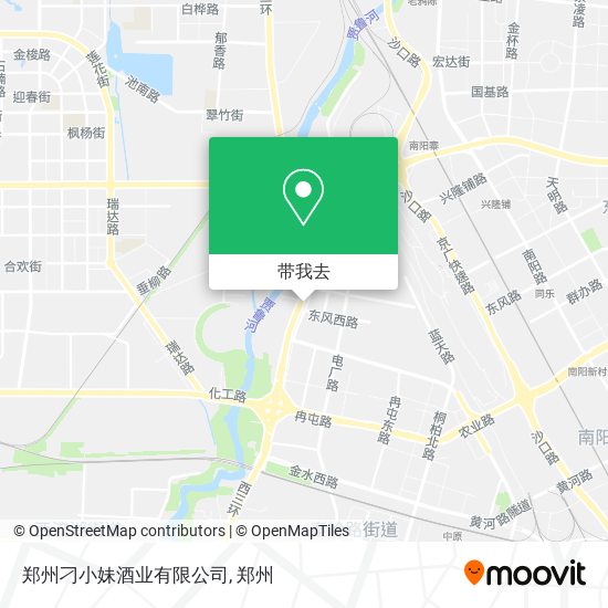 郑州刁小妹酒业有限公司地图