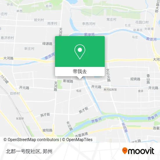 北郡一号院社区地图