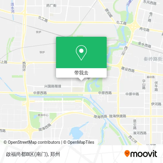 啟福尚都B区(南门)地图