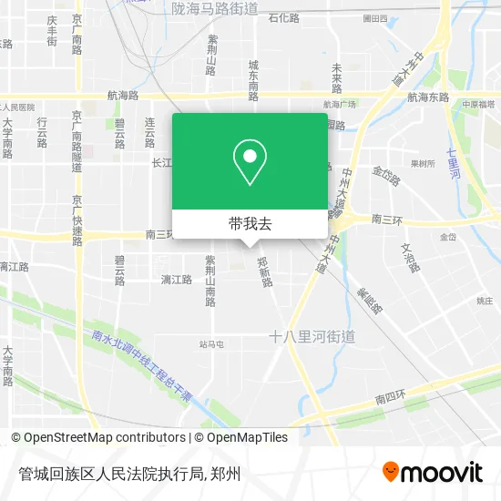 管城回族区人民法院执行局地图