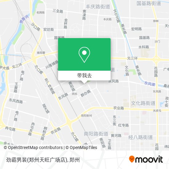 劲霸男装(郑州天旺广场店)地图