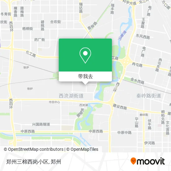 郑州三棉西岗小区地图
