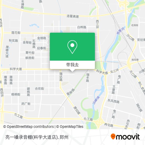 亮一嗓录音棚(科学大道店)地图