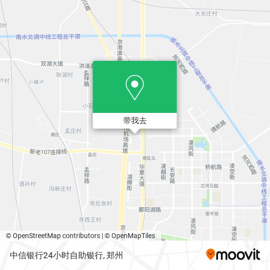 中信银行24小时自助银行地图